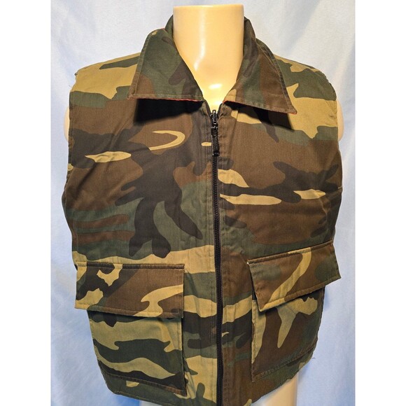 Northwest Territory Men's Reversible Insulated Camo/Orange Hunting Vest - Picture 4 of 5